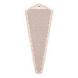 DIY Faux Leather Scissor Case perforated workpiece pink